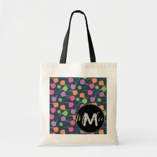 Neon Fun Fish Stingrays Naam Library Boeken Tote Bag