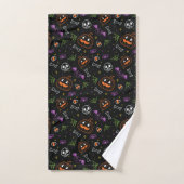 Neon Fun Halloween Pattern Bad Handdoek (Handdoek)