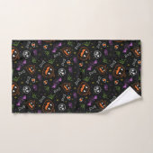 Neon Fun Halloween Pattern Bad Handdoek (Handdoek)