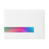 Neon Fun Omwikkelbaar Adreslabel (Voorkant)