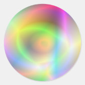 Neon Fun Ronde Sticker (Voorkant)