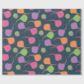Neon Fun Stingray Colorful Patroon Cadeaupapier (Vlak)