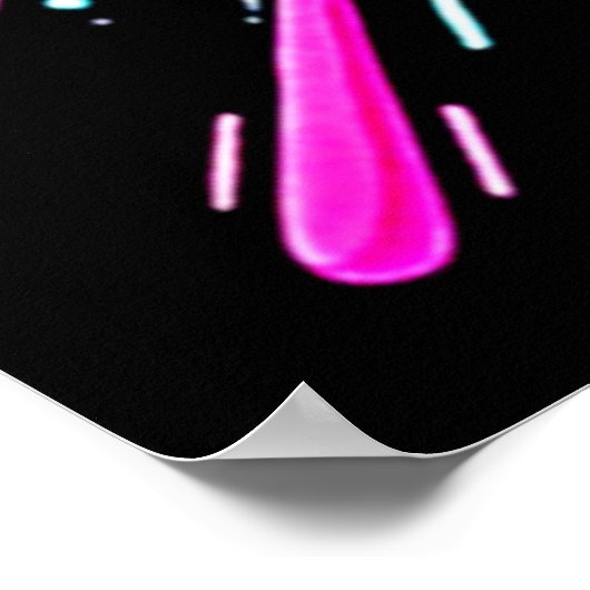 Neon Funky Emoji Mix Poster (Hoek)