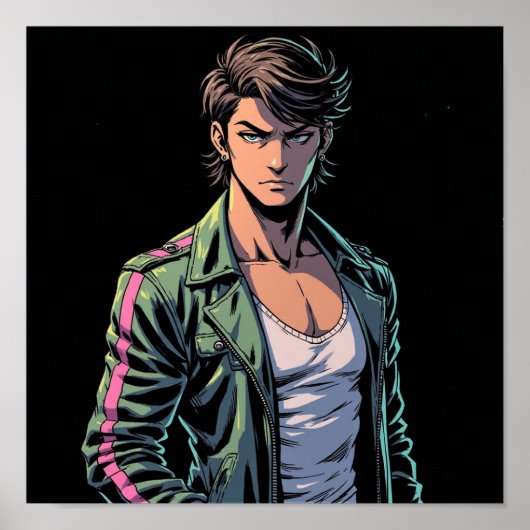 Neon Fury: Anime Outlaw Edition aangekondigd Poster (Voorkant)