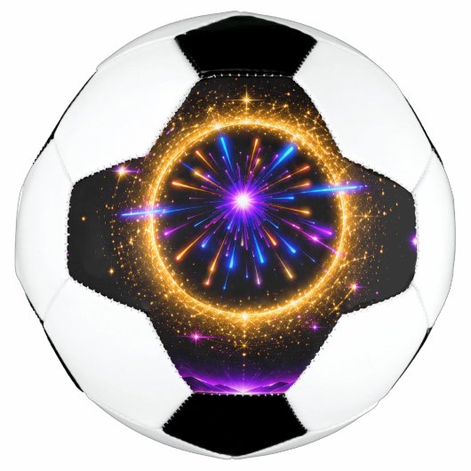 Neon Galaxy Compacte Spiegel Voetbal (Voorkant)