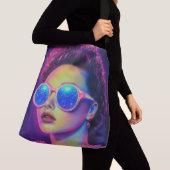 Neon Galaxy Glamour Crossbody Tas (Dichtbij)