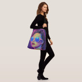 Neon Galaxy Glamour Crossbody Tas (Op model)