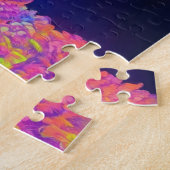 Neon Galaxy Glamour Legpuzzel (Zijkant)