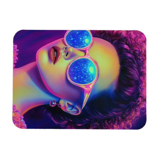Neon Galaxy Glamour Magneet (Horizontaal)