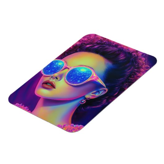 Neon Galaxy Glamour Magneet (Linkerzijde)