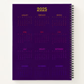 Neon Galaxy Glamour Notitieboek (Achterkant)