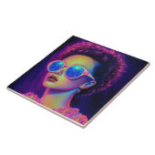 Neon Galaxy Glamour Tegeltje (Zijkant)