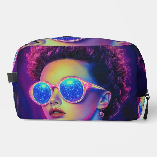 Neon Galaxy Glamour Toilettasje (Voorkant)