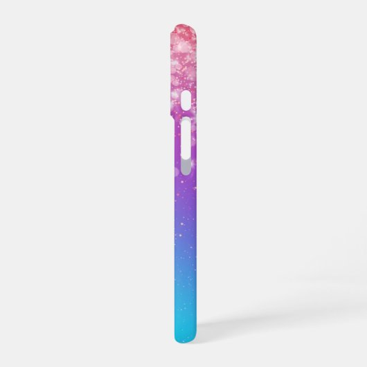 Neon Galaxy Gradient iPhone 16 Hoesje (Linkerkant)