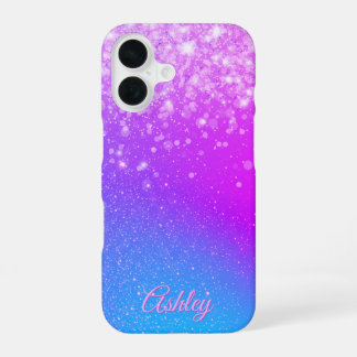Neon Galaxy Gradient iPhone 16 Hoesje