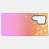 Neon Galaxy Gradient Samsung Galaxy Hoesje (Achterkant horizontaal)