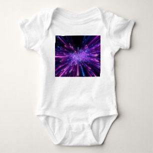 Neon Galaxy kosmische Abstracte achtergrond Romper