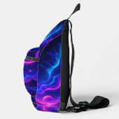 Neon Galaxy Landschapschoudertas Sling Bag (Rechts)