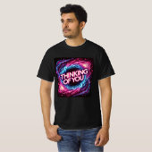 Neon Galaxy Thinking You Mannen Tshirt (Voorkant volledig)