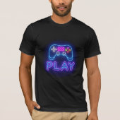Neon Game Controller T-shirt (Voorkant)