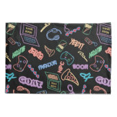 Neon Gamer Kussensloop (Achterkant)