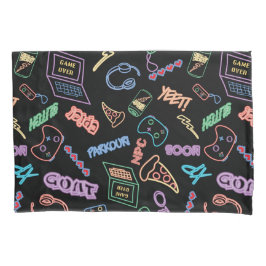 Neon Gamer Kussensloop