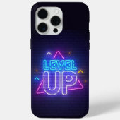 Neon Gamer Level Up Case-Mate iPhone Case (Achterkant)