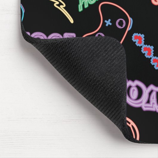 Neon Gamer Muismat (Hoek)