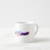 Neon Gamer Wrap Coffee Mok 🎮 | LEVEL UP Koffie Fi (Voorkant rechts)