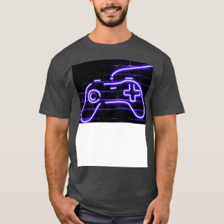 Neon Gaming Controller voor 2 T-shirt