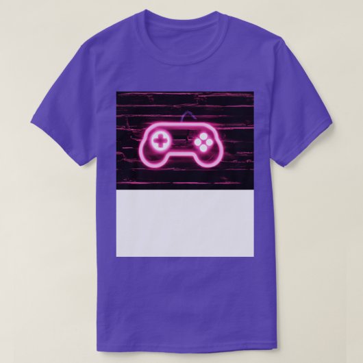 Neon Gaming Controller voor 3 T-shirt (Design voorkant)