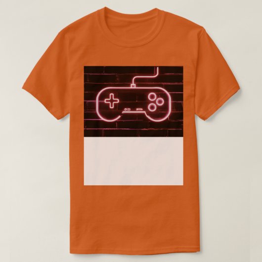 Neon Gaming Controller voor 4 T-shirt (Design voorkant)