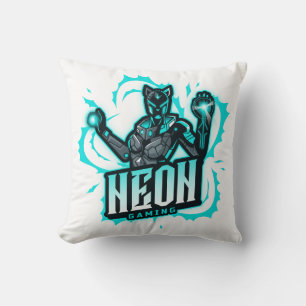 Neon Gaming Kussen