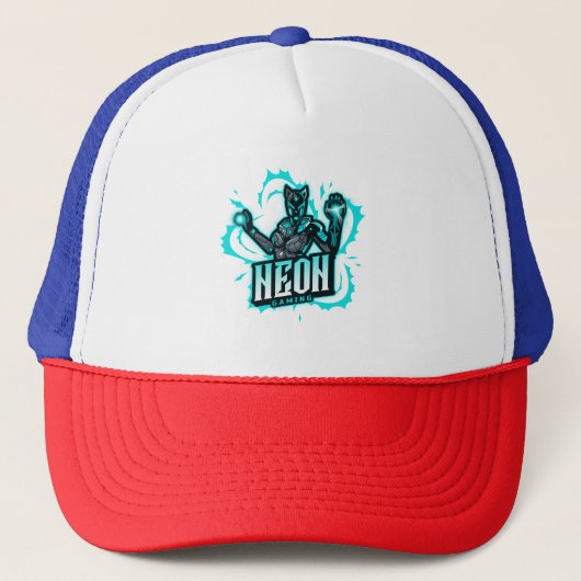 Neon Gaming Trucker Pet (Voorkant)