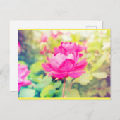 Neon Garden Dreams Briefkaart (Voorkant / Achterkant)