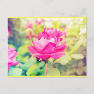 Neon Garden Dreams Briefkaart
