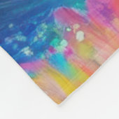 Neon Garden Goddess Fleece Deken (Hoek)