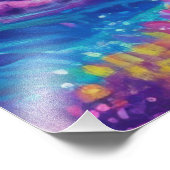 Neon Garden Goddess Foto Afdruk (Hoek)