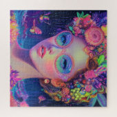 Neon Garden Goddess Legpuzzel (Horizontaal)