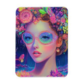 Neon Garden Goddess Magneet (Verticaal)