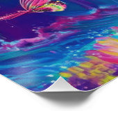 Neon Garden Goddess Perfect Poster (Hoek)