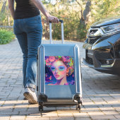 Neon Garden Goddess Sticker (Koffer Insitu)