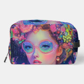 Neon Garden Goddess Toilettasje (Achterkant)