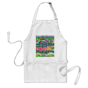 Neon Garden Standaard Schort