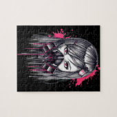 Neon Gas Mask Girl Legpuzzel (Horizontaal)