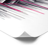 Neon Gas Mask Girl Poster (Hoek)