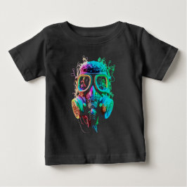 Neon Gas Mask: Vibrant Chaos Kunst