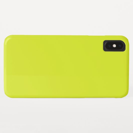 Neon geel Case-Mate iPhone case (Achterkant (horizontaal))