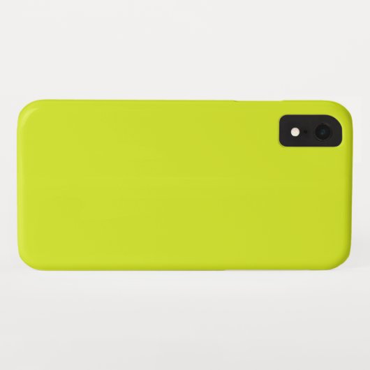 Neon geel Case-Mate iPhone case (Achterkant (horizontaal))