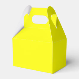 Neon Geel Effen Kleur | Klassiek Bedankdoosjes